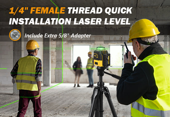 IKOVWUK 3160 Compact Tripod Tool for Laser Level, Tripod with Adjustable Height 26—65.7 Inches for Use with Point Lasers, and Laser Distance Tape Measuring Other