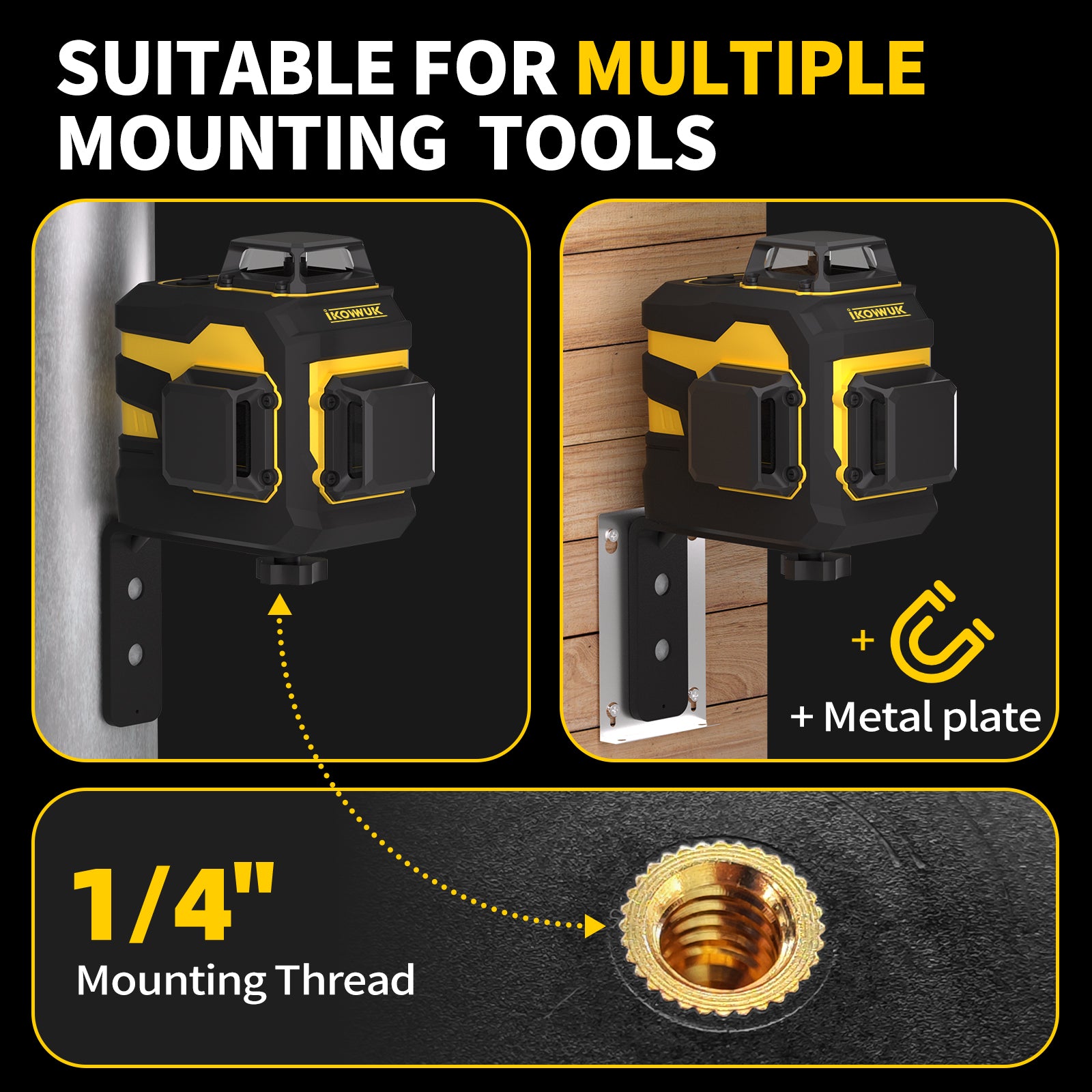 IKOVWUK 12 Lines Laser Level