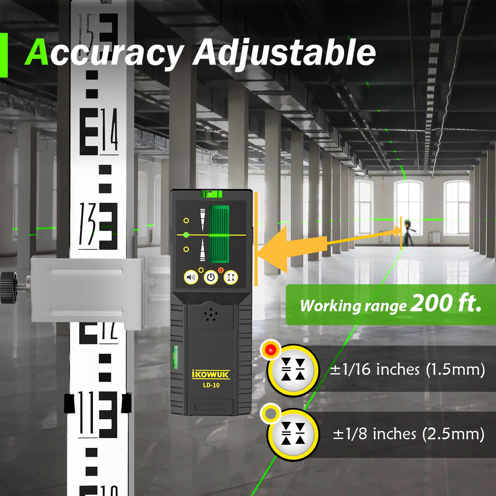 IKOVWUK Laser Detector for Laser Level