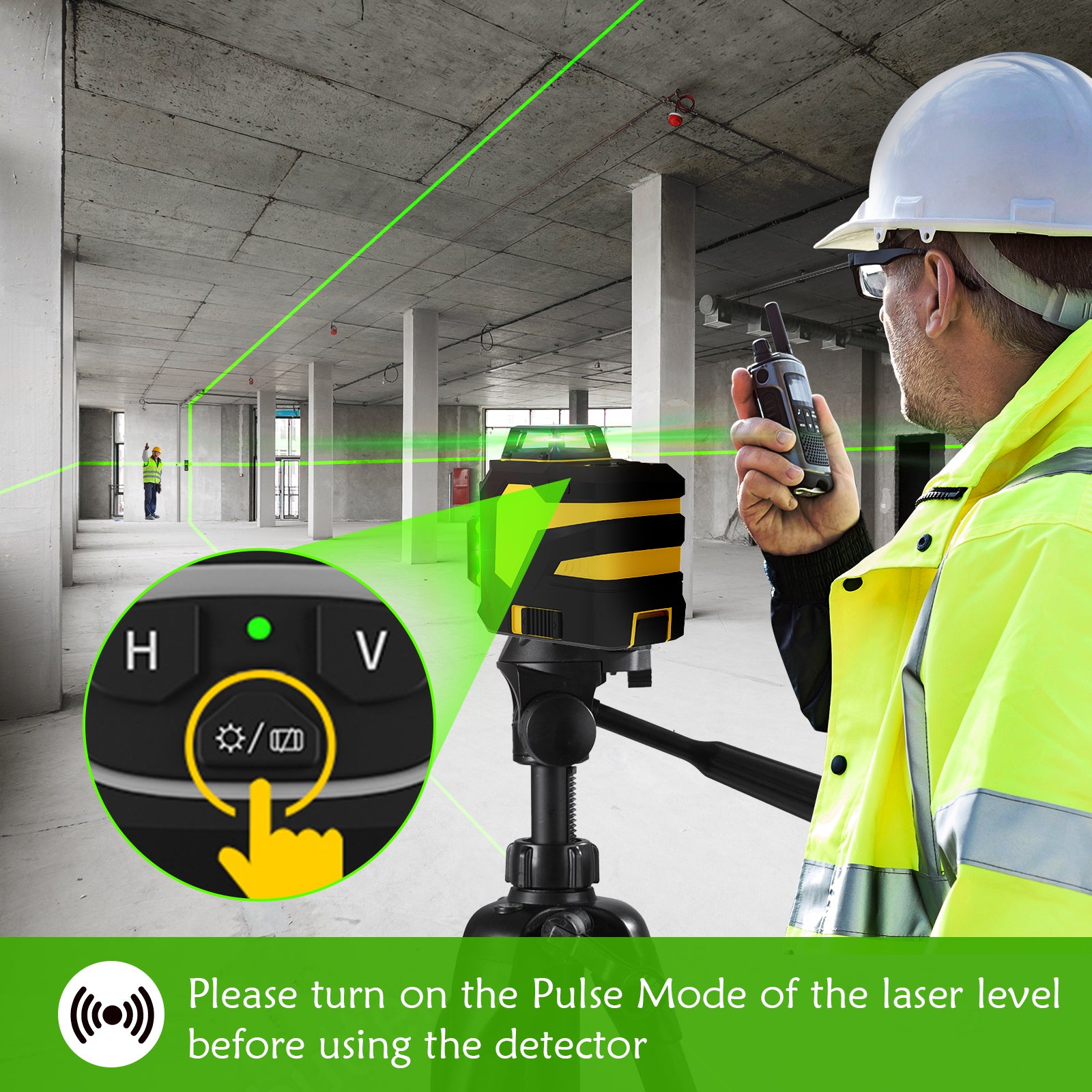 IKOVWUK Laser Detector for Laser Level